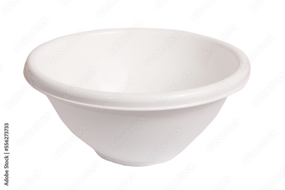Plastic utensils for home use on a white background Plastic utensils for home use on a white background