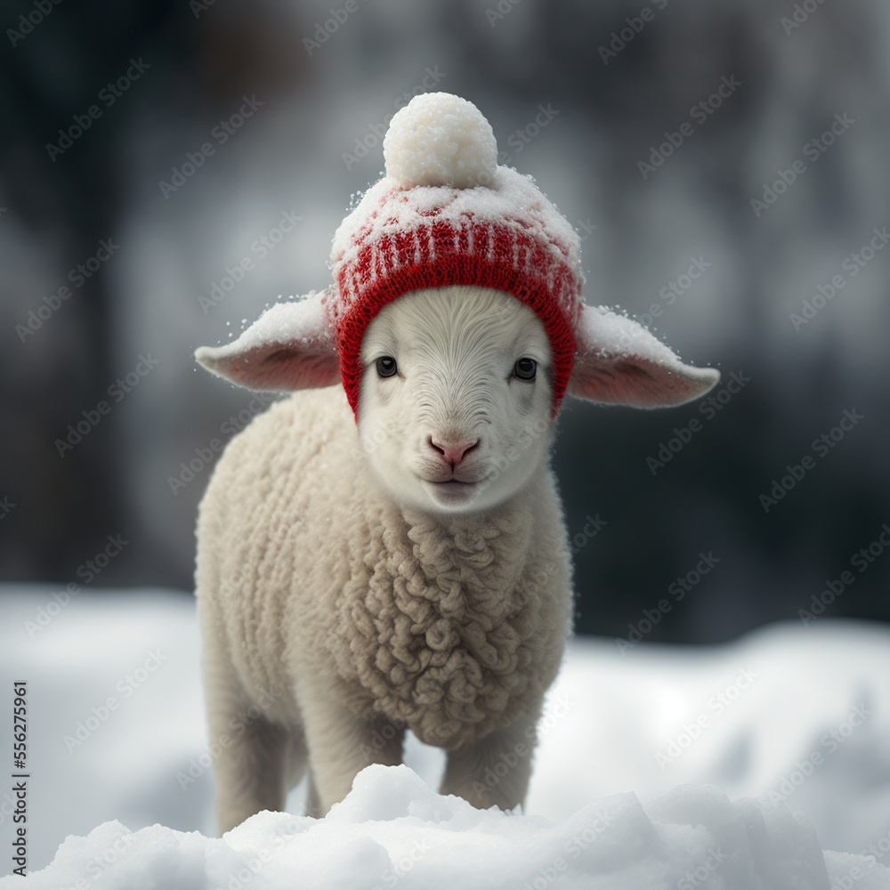baby lamb cute