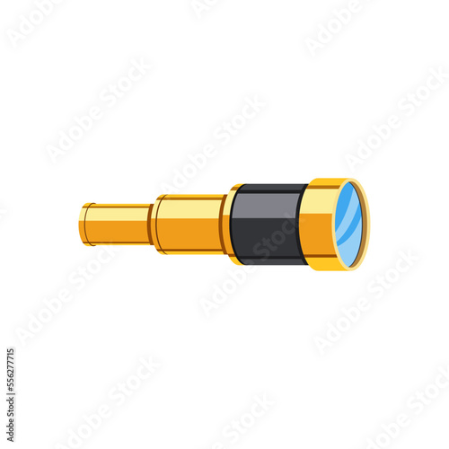 Spyglass for marine vector isolated