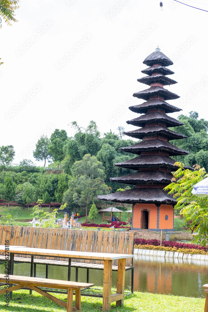 Taman Lembah Dewata is one of Bandung's tourist destinations, popularly used as a photo hunting spot. Bandung , December 2022.