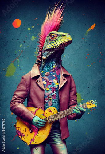 Plakat Lagarto rocker
