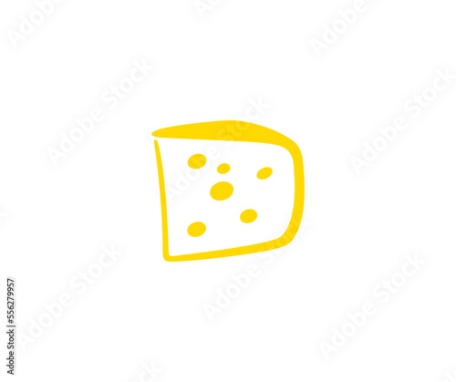 Cheese, dairy and milk product, logo design. Food and meal, cheese factory and dairy farm, vector design and illustration