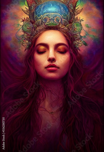Goddess of Ethereal Light and Love