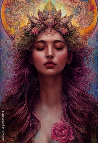 Goddess of Ethereal Light and Love