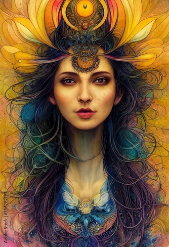 Goddess of Ethereal Light and Love