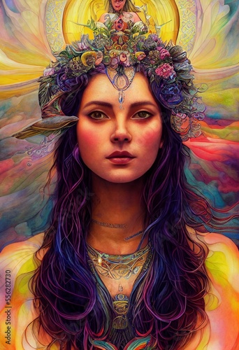 Goddess of Ethereal Light and Love