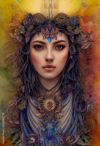 Goddess of Ethereal Light and Love