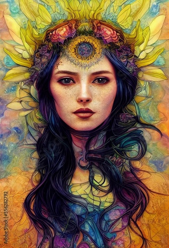 Goddess of Ethereal Light and Love