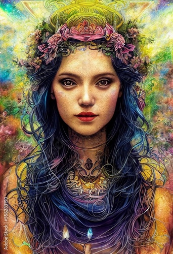 Goddess of Ethereal Light and Love