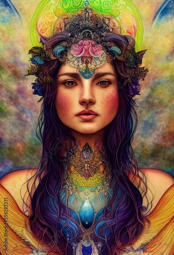 Goddess of Ethereal Light and Love