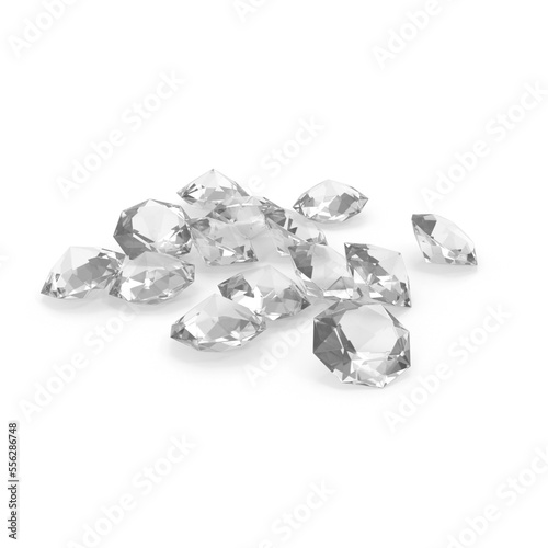 diamond ring isolated on white photo