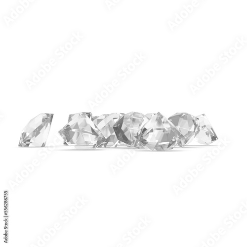 diamond isolated on white