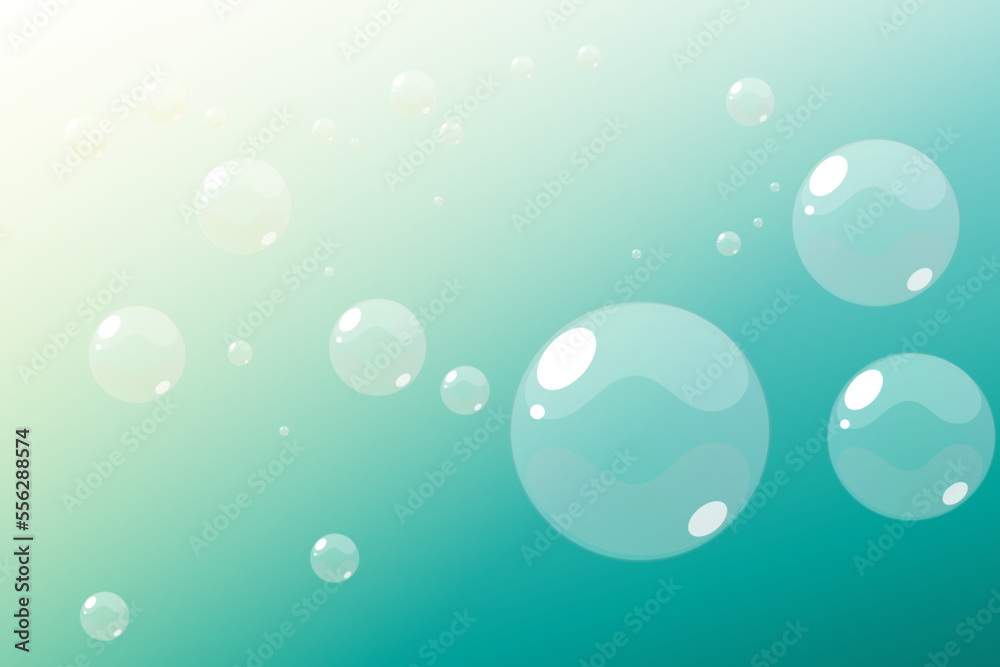 Background sea water with air bubbles and illuminated by sunlight. Vector illustration Background sea water with air bubbles and illuminated by sunlight. Vector illustration