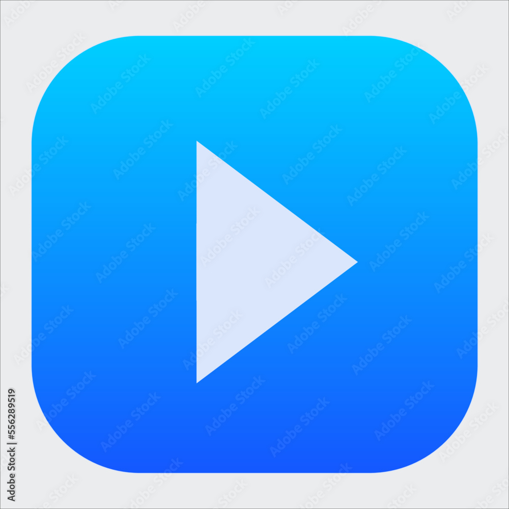 Media player icons set. The blue icon is for the web business technology icons set. Media player icons set. The blue icon is for the web business technology icons set.