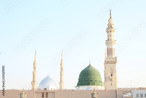 nabawi mosque in madina photo