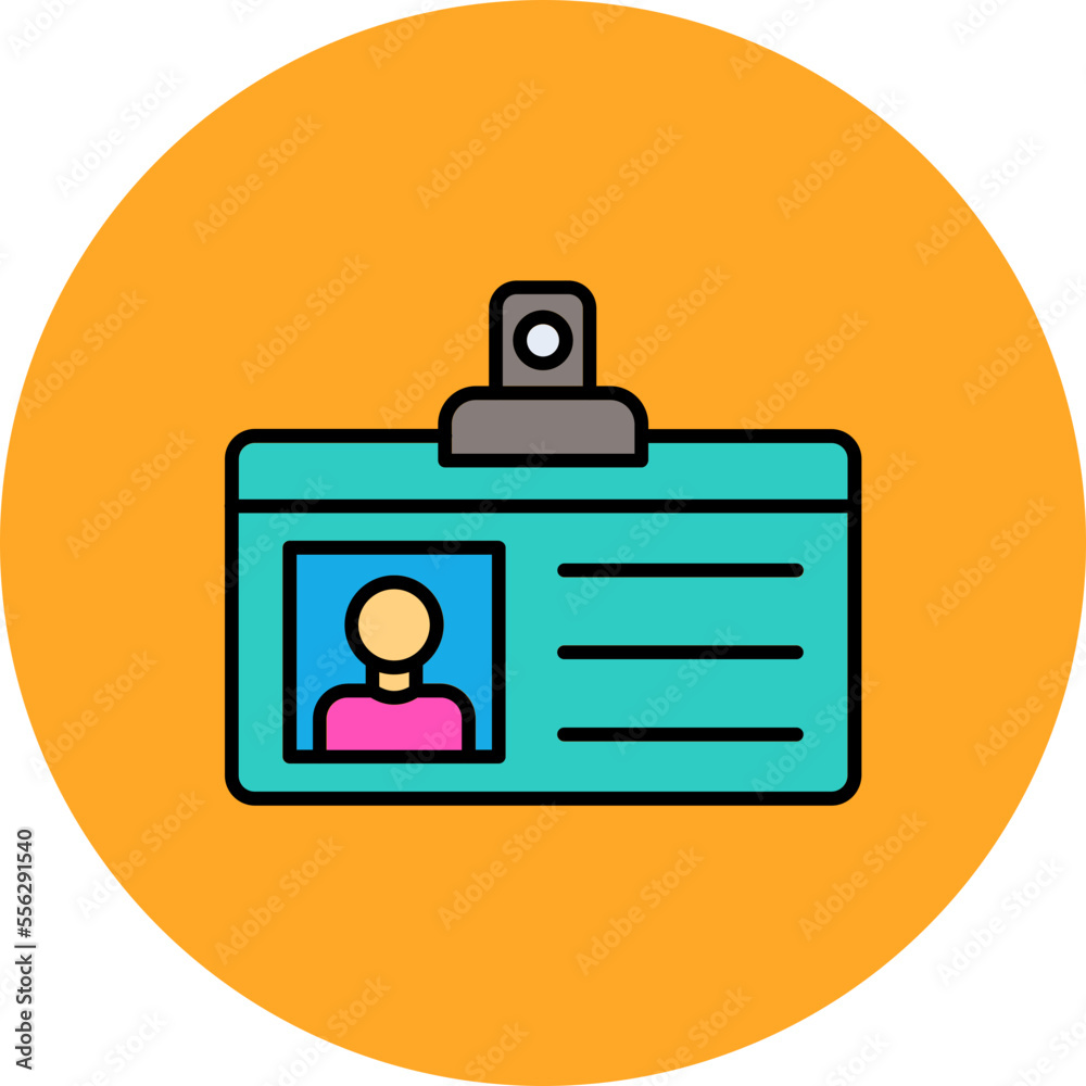 Student Card Multicolor Circle Filled Line Icon Student Card Multicolor Circle Filled Line Icon