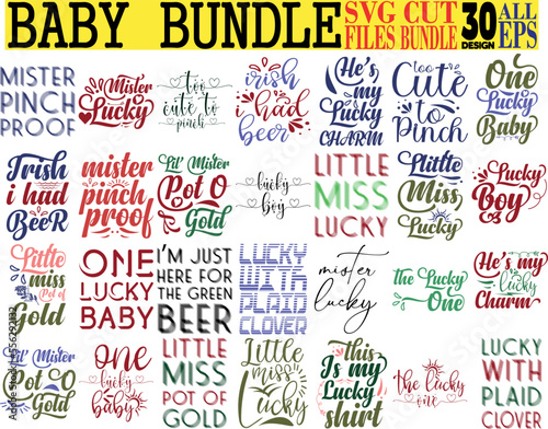 Cute Baby Quotes SVG Cut files Bundle  