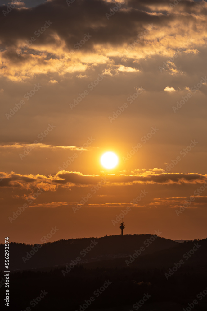 Sunset over Königstein im Taunus Sunset over Königstein im Taunus