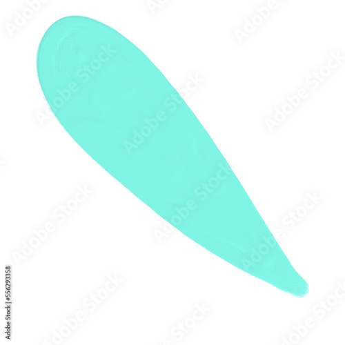 tiffany blue acrylic oil paint brush style  element aesthetic fully raindrop png vector file