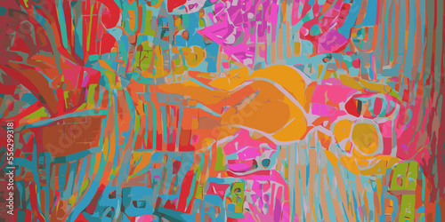 Colorful shiny abstract background for your design