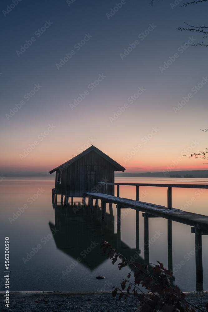 Obraz premium Stegen am Ammersee