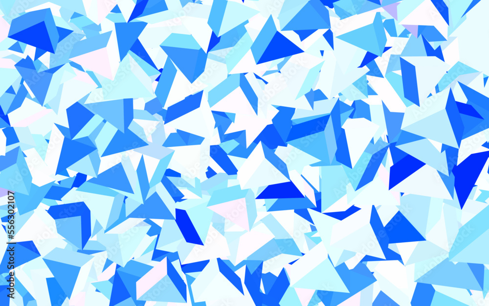Light Pink, Blue vector backdrop with lines, triangles. Light Pink, Blue vector backdrop with lines, triangles.