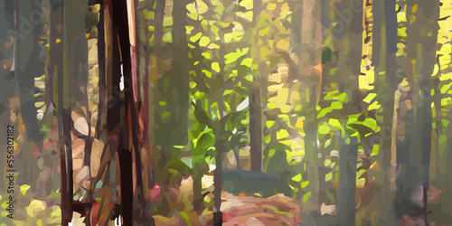 beauty abstract forest background eps10