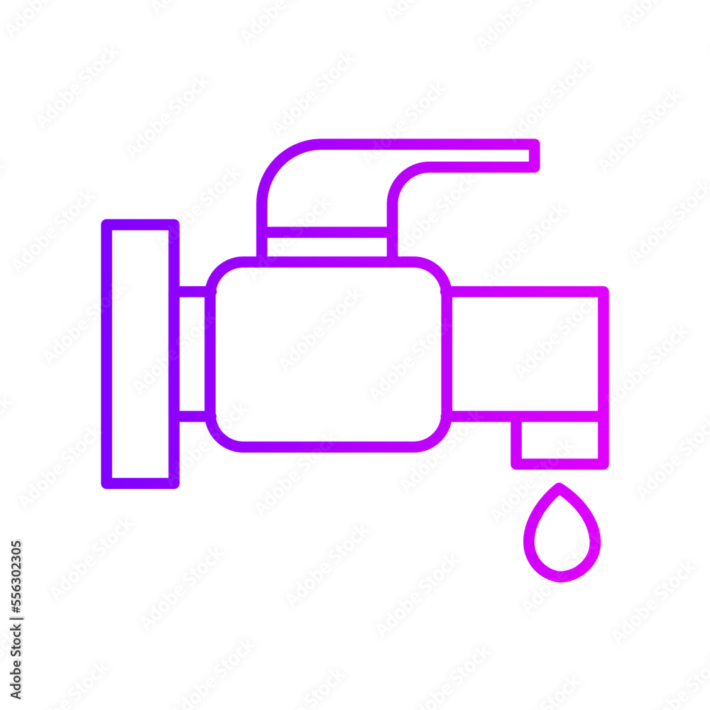sink gradient icon sink gradient icon