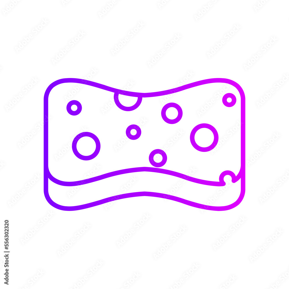 sponge gradient icon sponge gradient icon