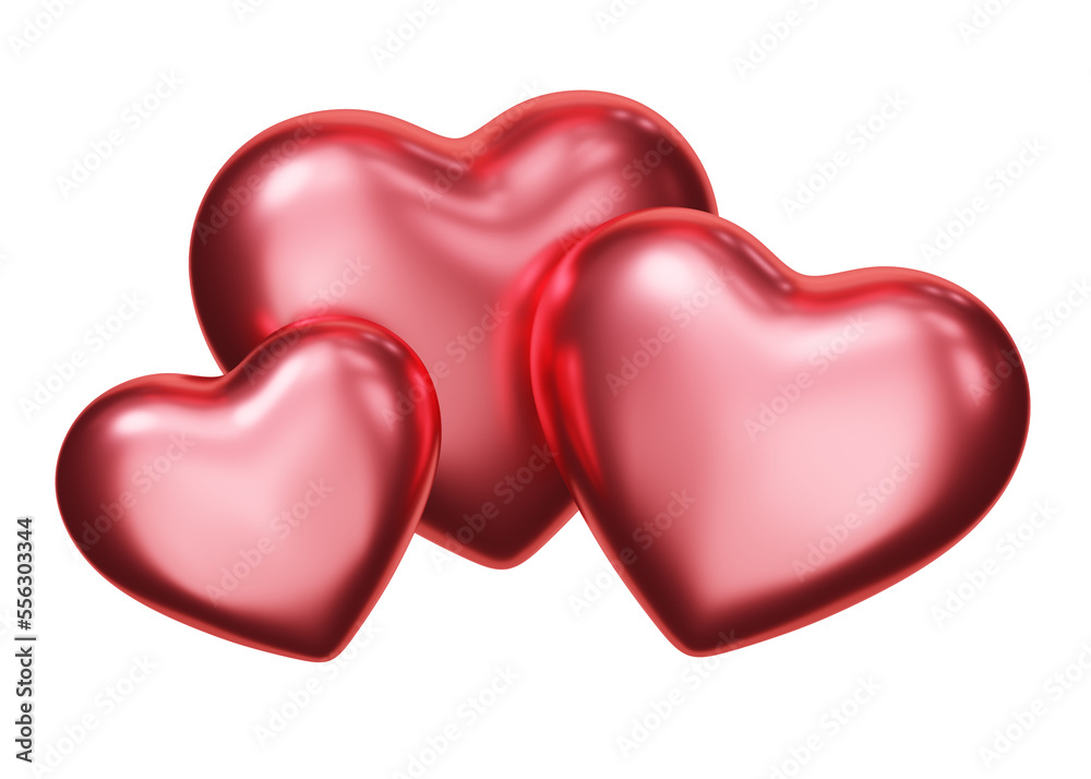 3d heart shaped heart