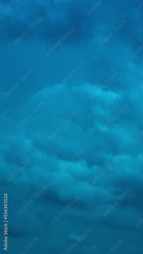 Timelapse of movement of dark blue night heavy clouds 4k footage Vertical video Timelapse of movement of dark blue night heavy clouds 4k footage Vertical video