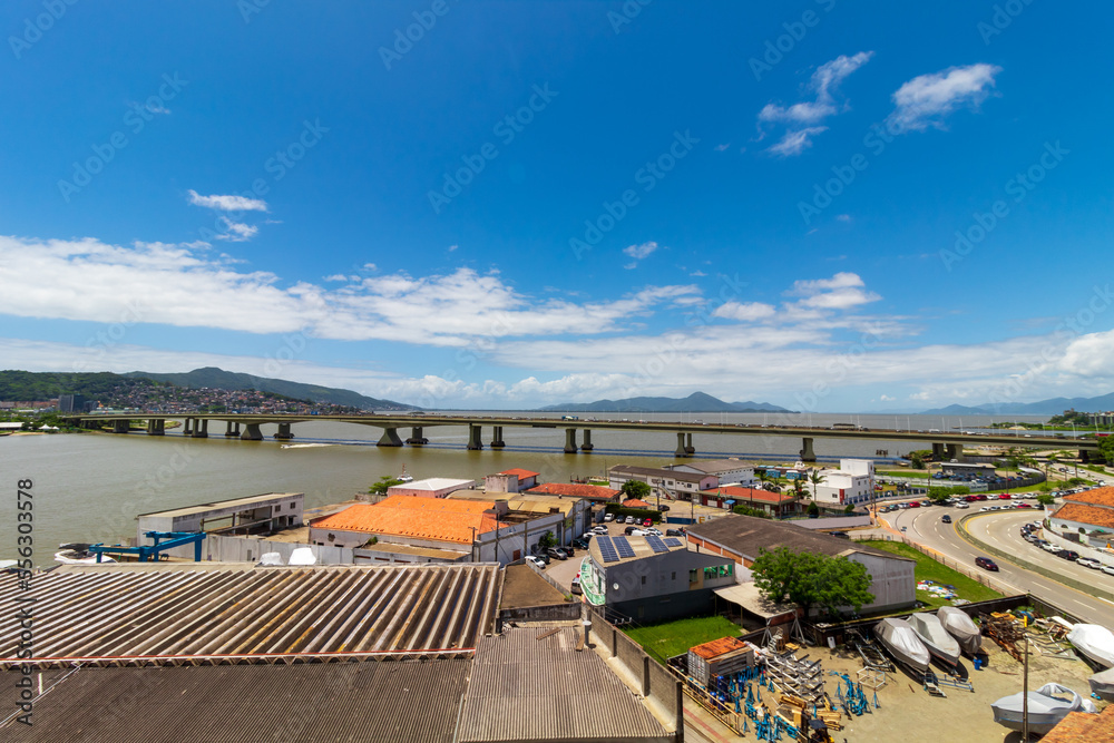 Fototapeta premium ponte de Florianopolis Santa Catarina Brasil Florianópolis