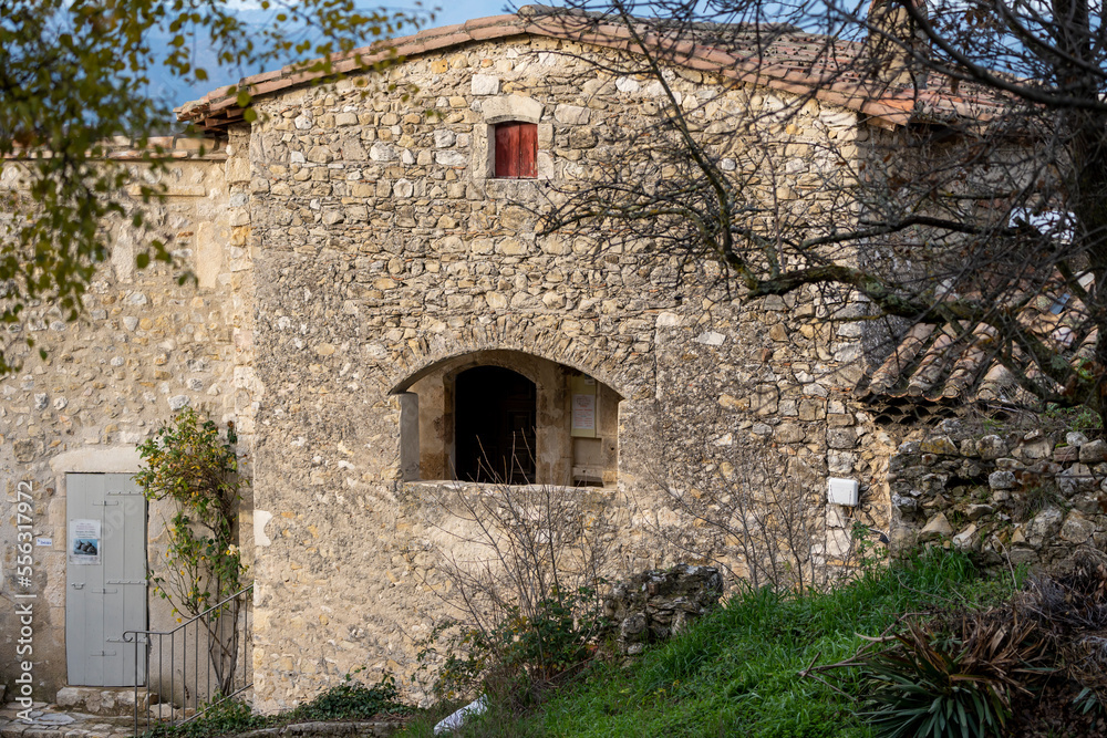 Maison du village médiéval de Mirmande