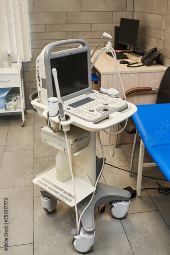 ultrasound machine in doctor's office