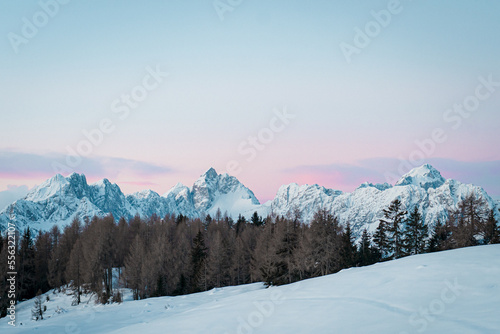 winter mountain landscape on sunset © Martin