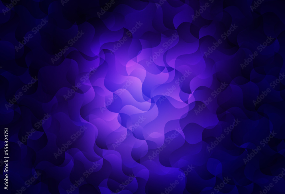 Dark Purple vector layout with bent lines. Dark Purple vector layout with bent lines.