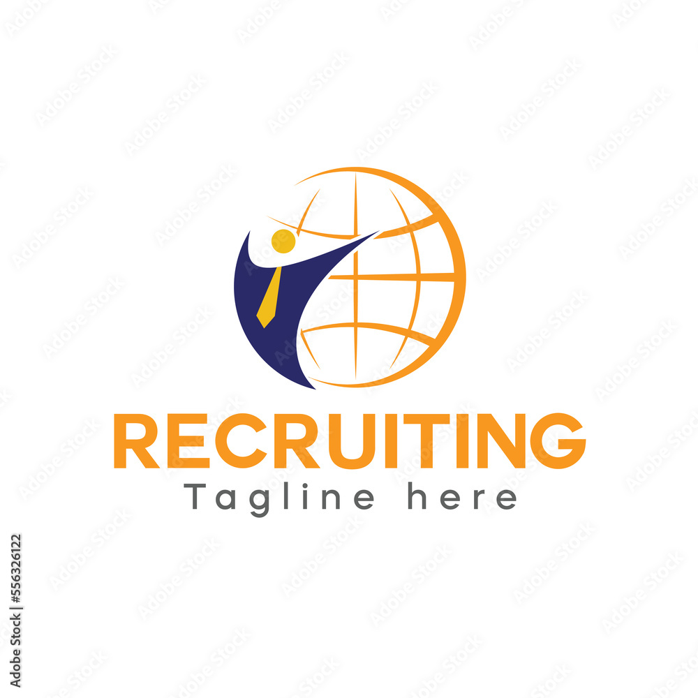 Recruiting logo design 