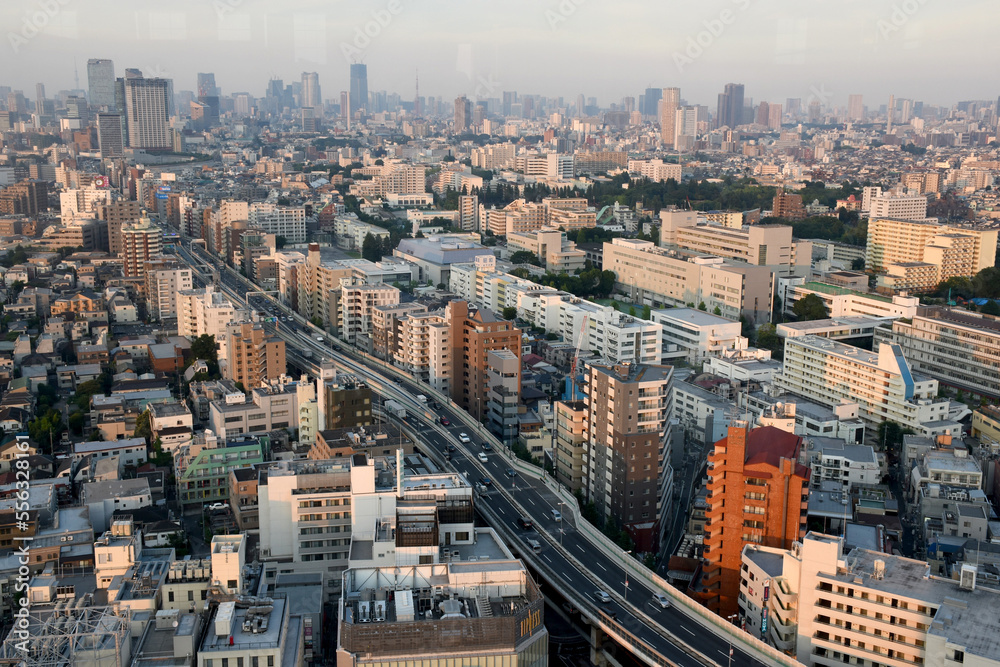 Obraz premium View from famuos skyscraper