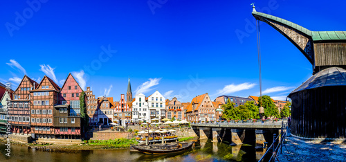 famous old town of Lueneburg - germany photo