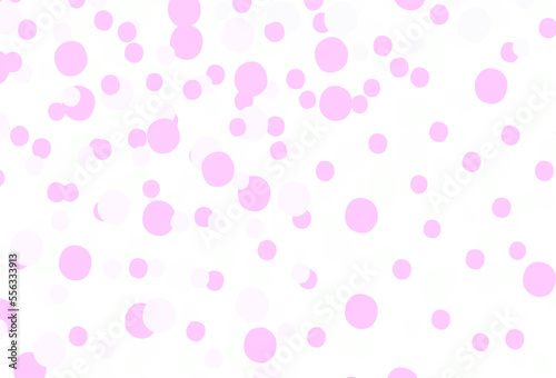 Light Pink, Green vector layout with circle shapes.