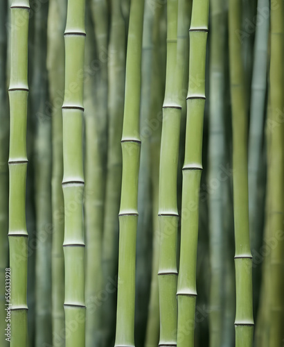 Illustration of bamboo forest  generative ai