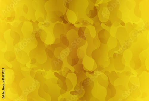 Dark Yellow vector texture with abstract forms.