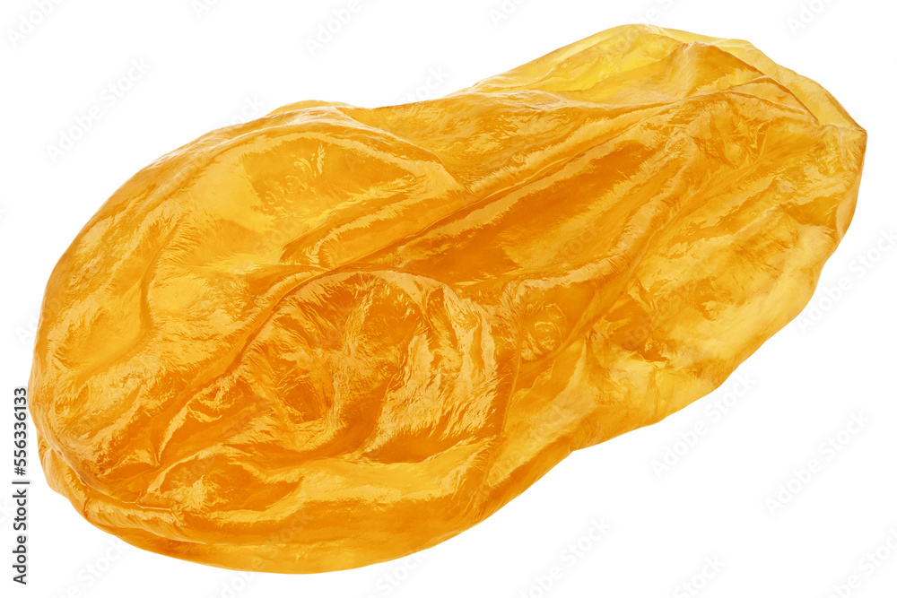 Raisin isolated on white background, clipping path, full depth of field Raisin isolated on white background, clipping path, full depth of field