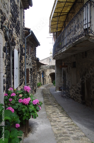 Fototapeta Naklejka Na Ścianę i Meble -  Medieval village of Mirabel in Ardeche in France, Europe