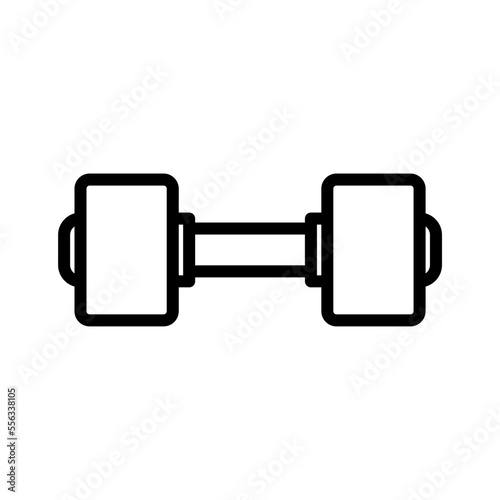 Icono de mancuerda de gimnasio. Concepto de entrenamiento físico. Ilustración vectorial