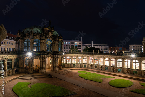 Dresden Zwinger at night