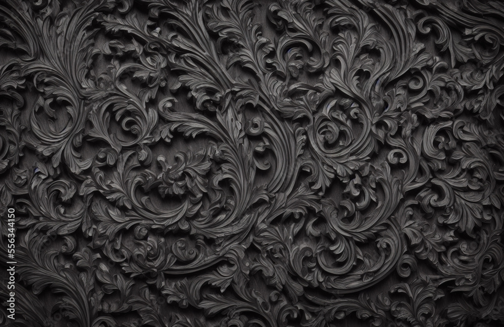 Blackened Spruce - Dark wooden textures with carving and detailing