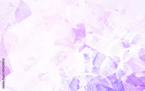 Light Purple vector template with chaotic shapes.