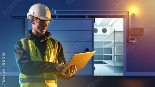 Industrial warehouse worker...