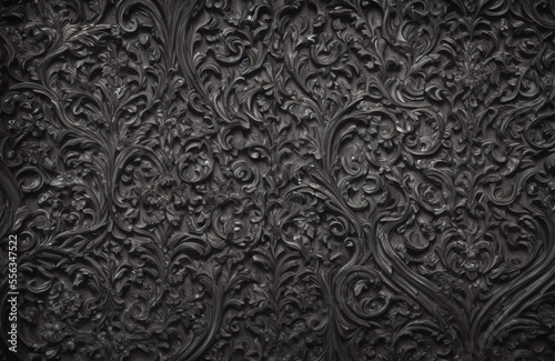 Blackened Birch - Dark wooden textures with carving and detailing